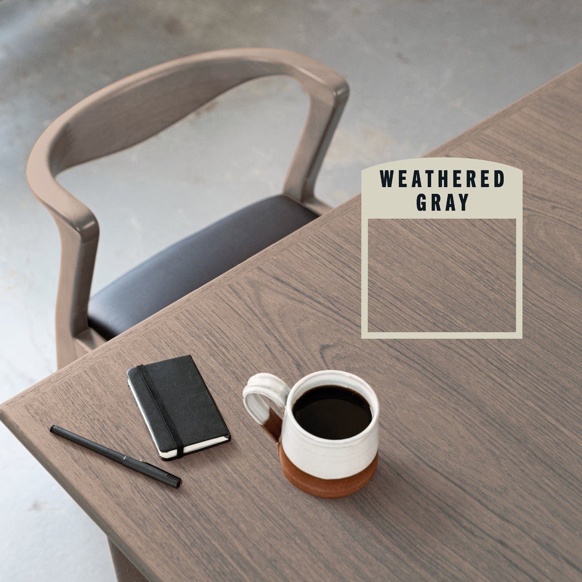 Varathane Fast Dry Weathered Gray Urethane Modified Alkyd Interior Wood Stain, 1/2 Pt. - photo 3