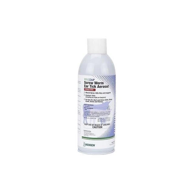 Neogen Prozap 12 Oz. Aerosol Screw Worm & Ear Tick Wound Protection for Livestock