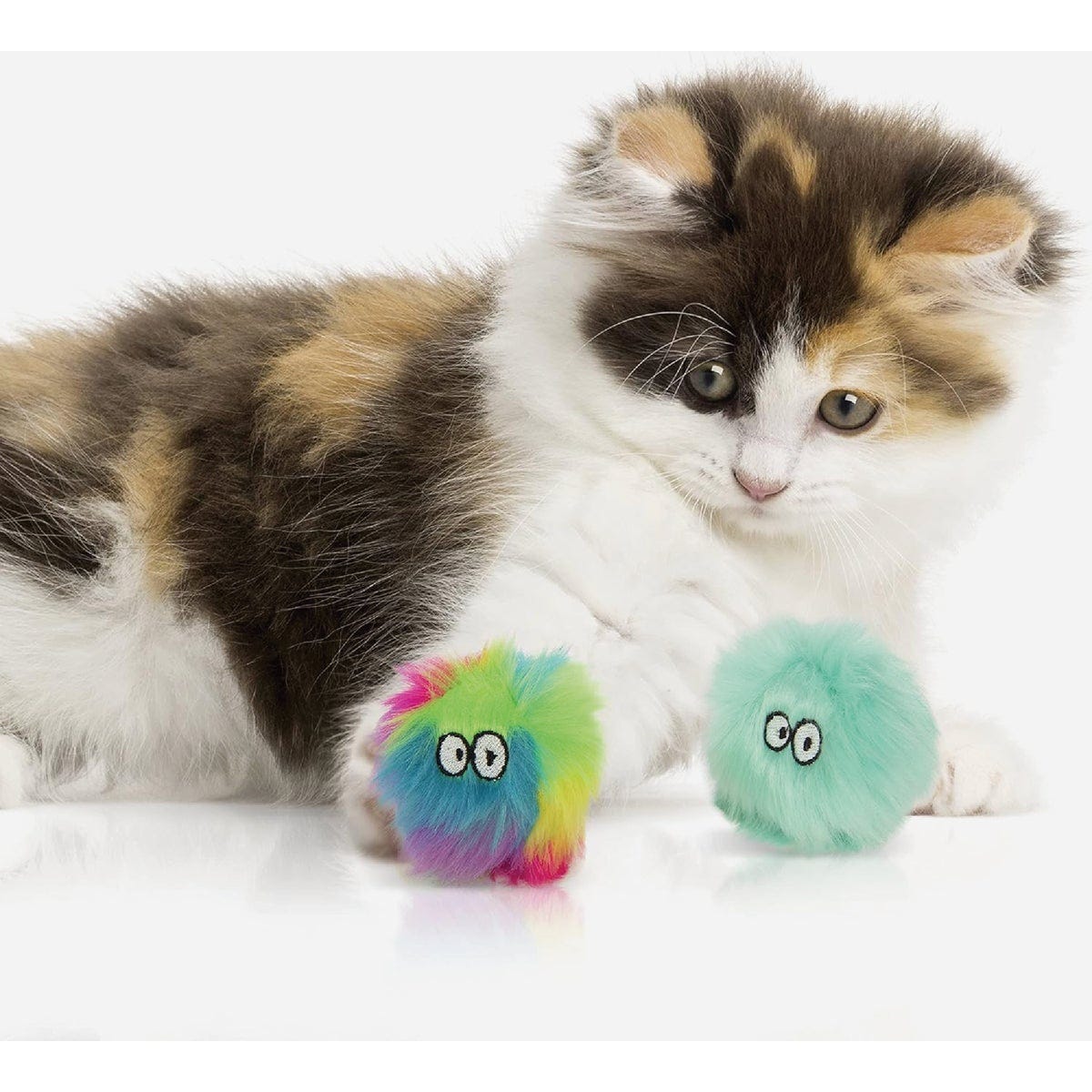 SmartyKat Fuzzy Friends Plush Catnip Ball Cat Toy (2-Pack) - photo 2 SmartyKat Fuzzy Friends Plush Catnip Ball Cat Toy (2-Pack) - photo 2