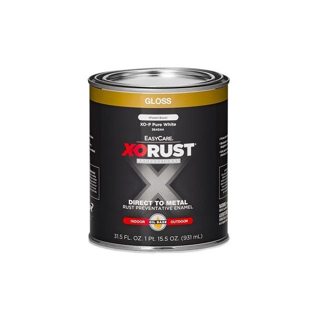 EasyCare X-O Rust Premium 1 Qt. Pastel Base Interior/Exterior Oil-Base Anti-Rust Paint EasyCare X-O Rust Premium 1 Qt. Pastel Base Interior/Exterior Oil-Base Anti-Rust Paint