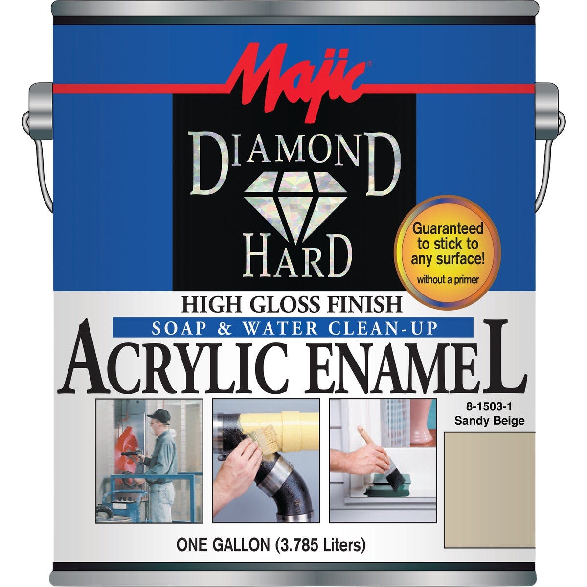 Majic Diamond Hard Acrylic Enamel, Sandy Beige, 1 Gal. - photo 2 Majic Diamond Hard Acrylic Enamel, Sandy Beige, 1 Gal. - photo 2