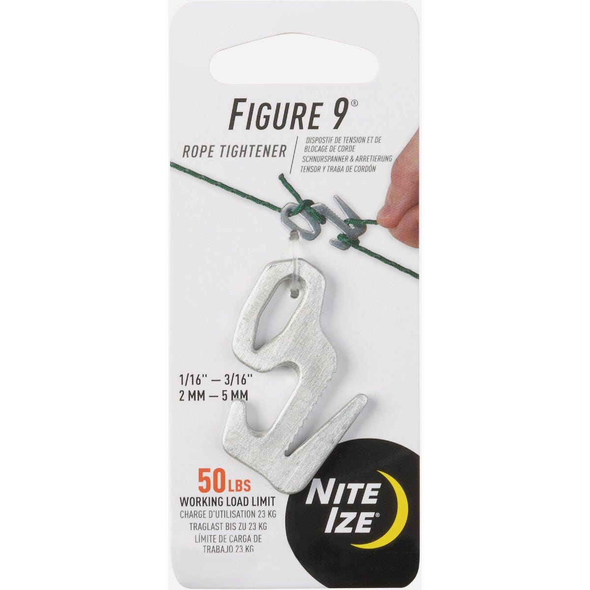 Nite Ize Figure 9 Small Aluminum Rope Tightener
