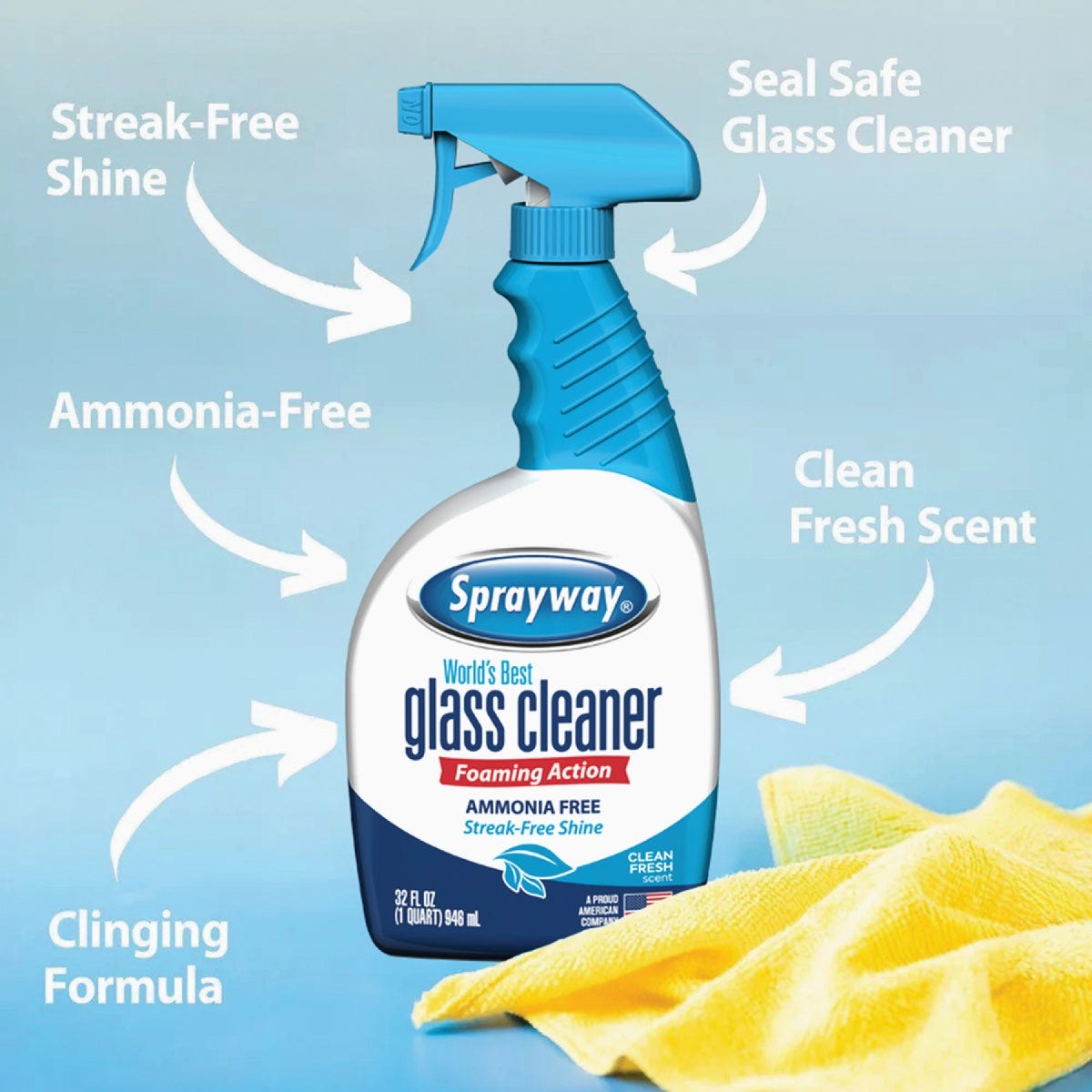 Sprayway 32 Oz. Glass & Surface Cleaner Trigger Spray - photo 3