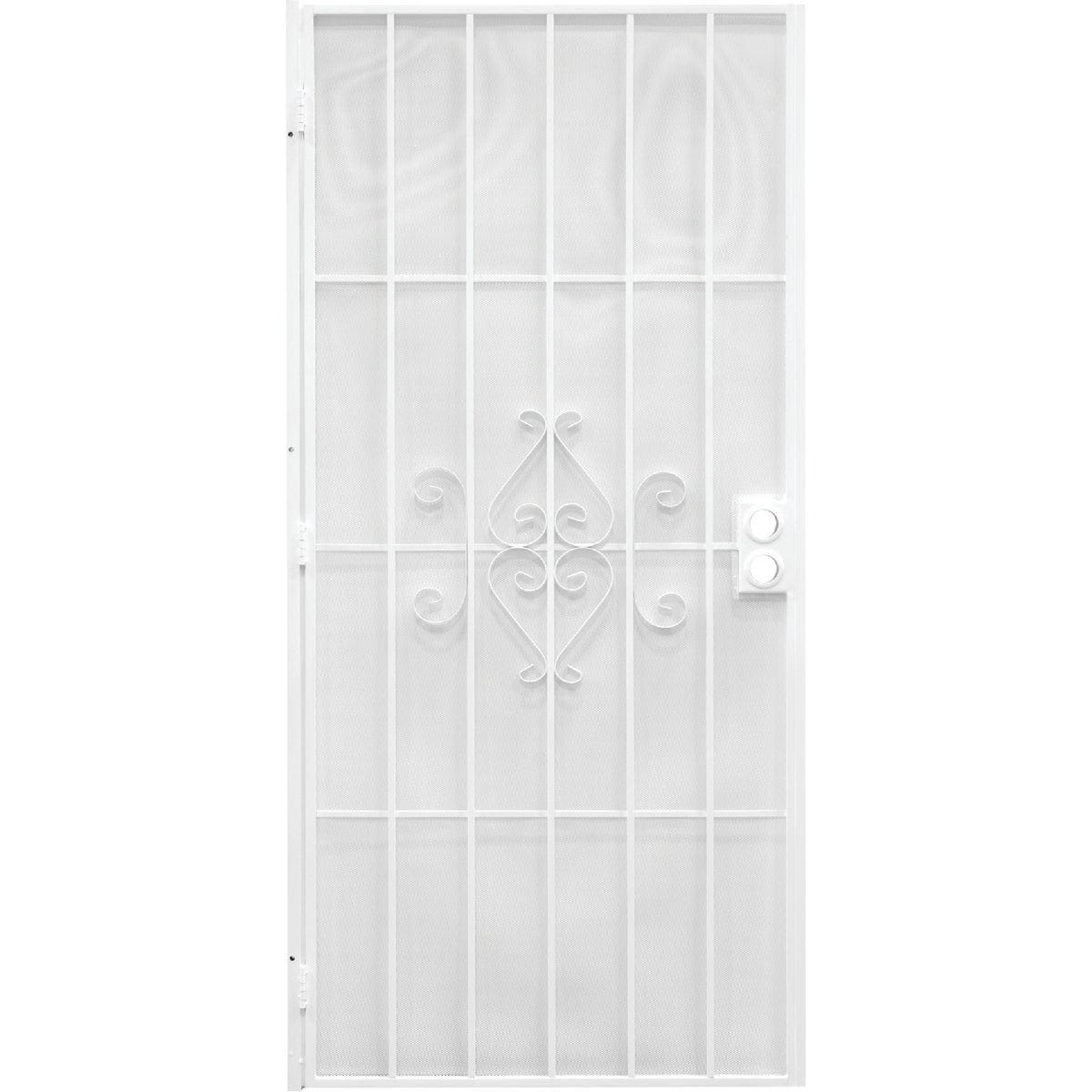 Precision Regal 32 In. W x 80 In. H White Steel Security Door Precision Regal 32 In. W x 80 In. H White Steel Security Door