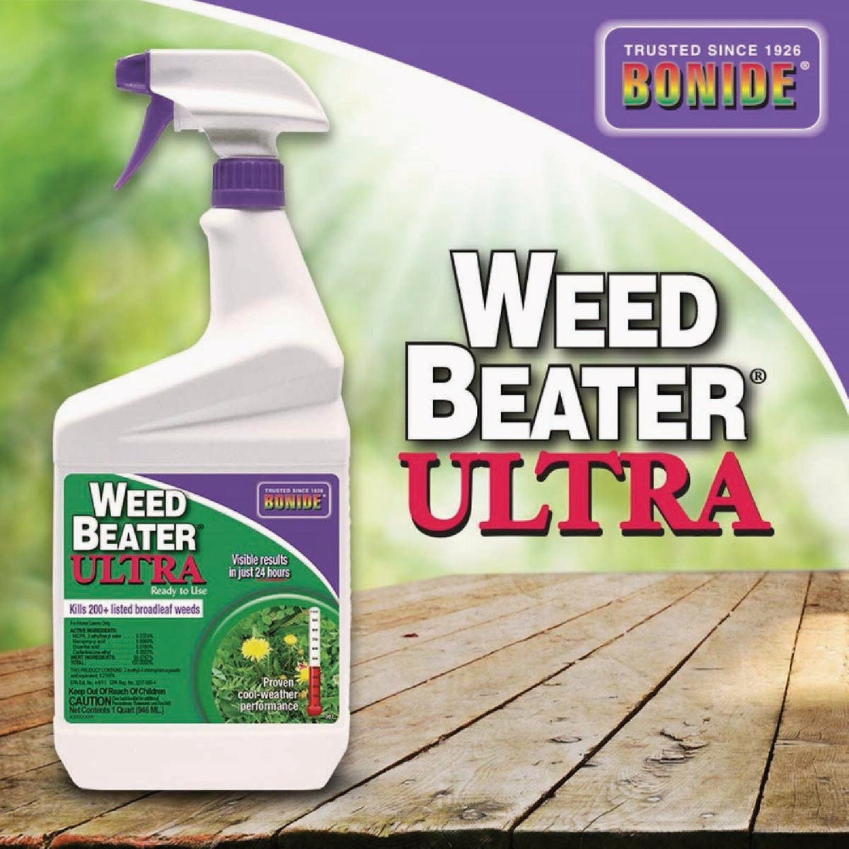 Bonide Weed Beater Ultra 32 Oz. Ready To Use Trigger Spray Fast-Acting Broadleaf Weed Control - photo 4