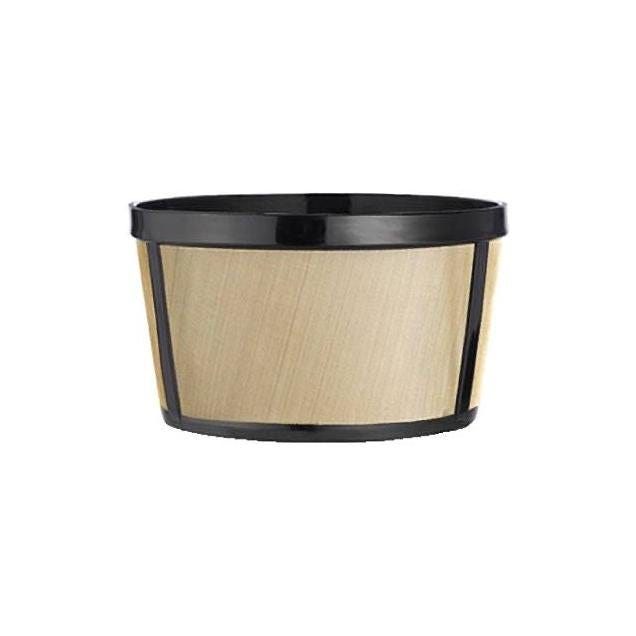 Medelco 8-12 Cup Golden Basket Permanent Coffee Filter Medelco 8-12 Cup Golden Basket Permanent Coffee Filter