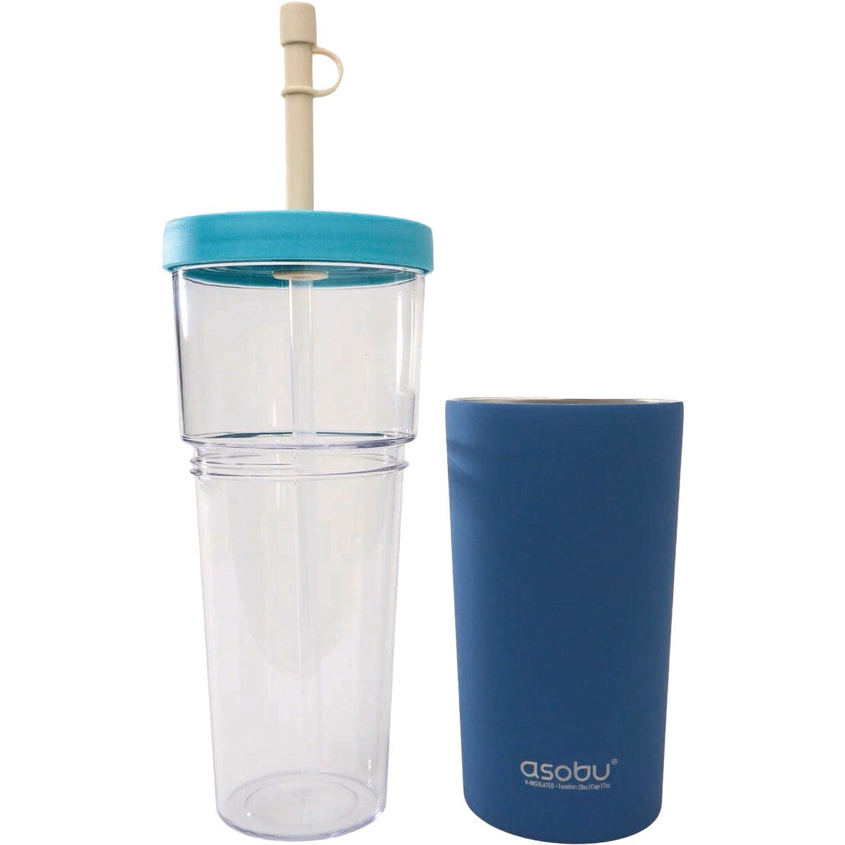 Ad-N-Art Marina 2-in-1 Insulated Tumbler and Mug, Pastel Blue - photo 2 Ad-N-Art Marina 2-in-1 Insulated Tumbler and Mug, Pastel Blue - photo 2