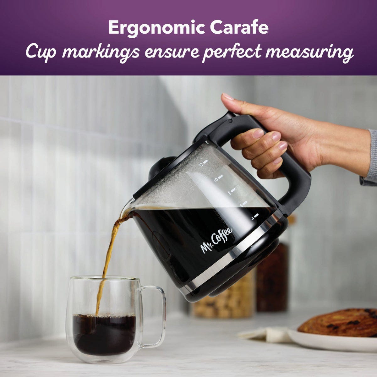 Mr. Coffee Switch Coffee Maker, 12-Cup Coffee Maker, Black - photo 4