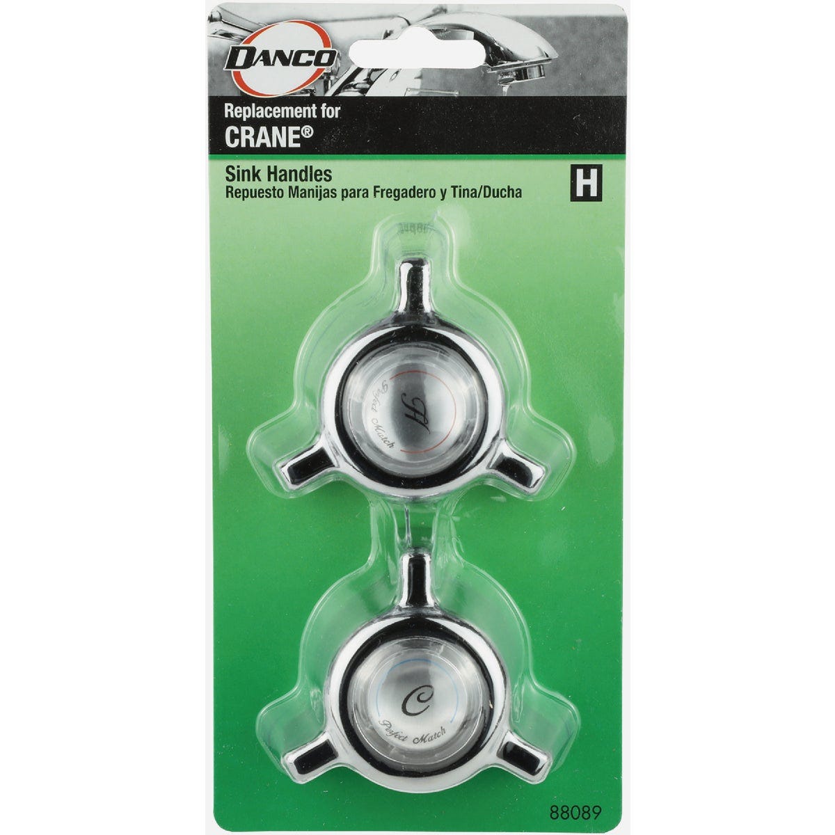 Danco Chrome Faucet Handles for Crane (2-Pack) - photo 5