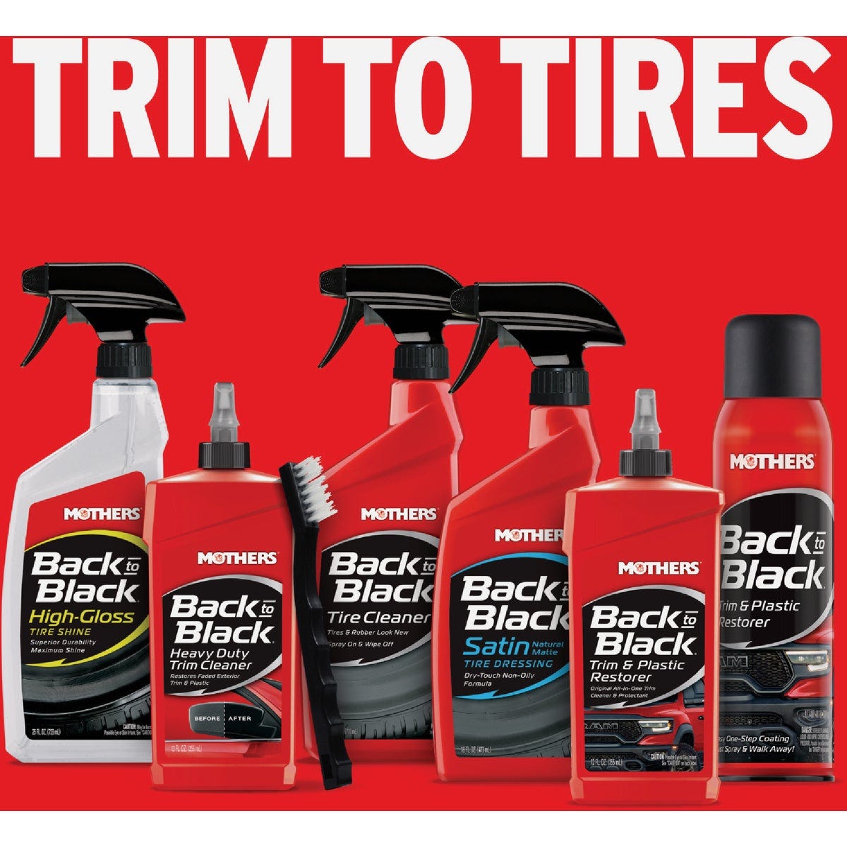 Mothers 12 Oz. Back-to-Black Trim & Plastic Restorer - photo 3