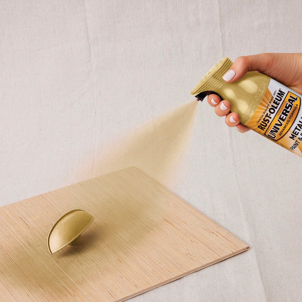Rust-Oleum Universal 11 Oz. Metallic Gilded Brass Paint - photo 6