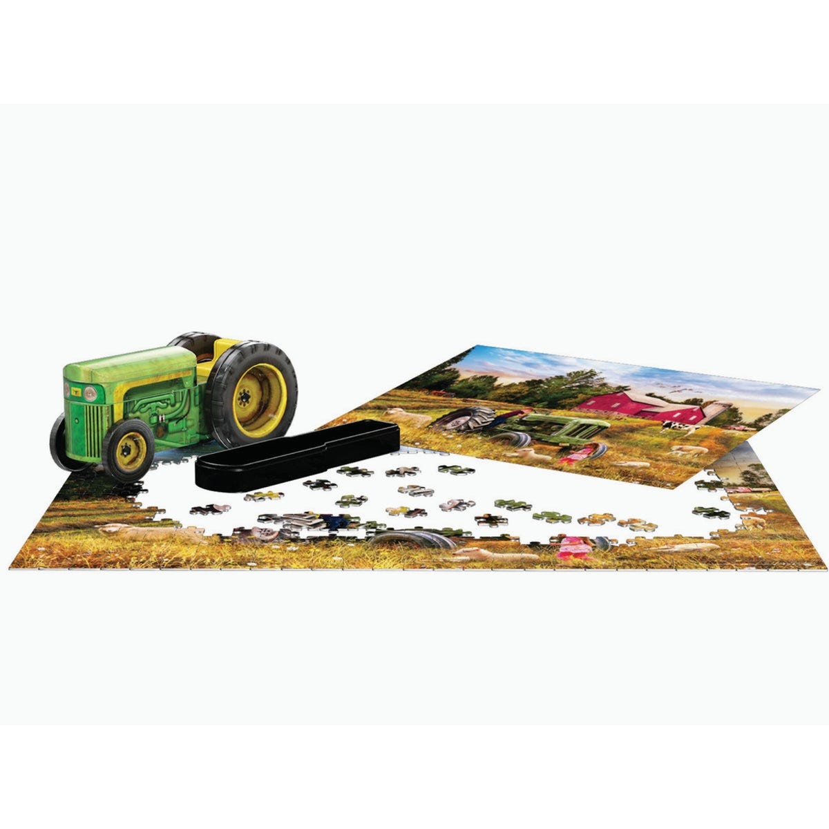 Eurographics Farm Tractor Shaped Puzzle Tin (550-Piece)