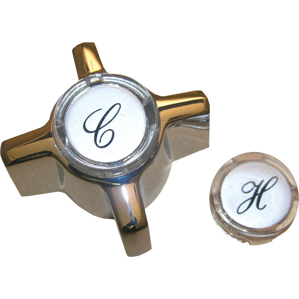 Lasco Sterling Chrome Handle with Hot & Cold Buttons & Screw - photo 2 Lasco Sterling Chrome Handle with Hot & Cold Buttons & Screw - photo 2