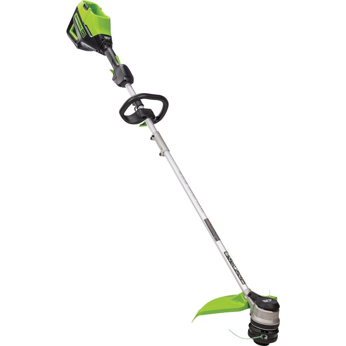 Greenworks 80V 16 In. Cordless String Trimmer Kit with 2.0 Ah Battery & 4A Charger - photo 2 Greenworks 80V 16 In. Cordless String Trimmer Kit with 2.0 Ah Battery & 4A Charger - photo 2