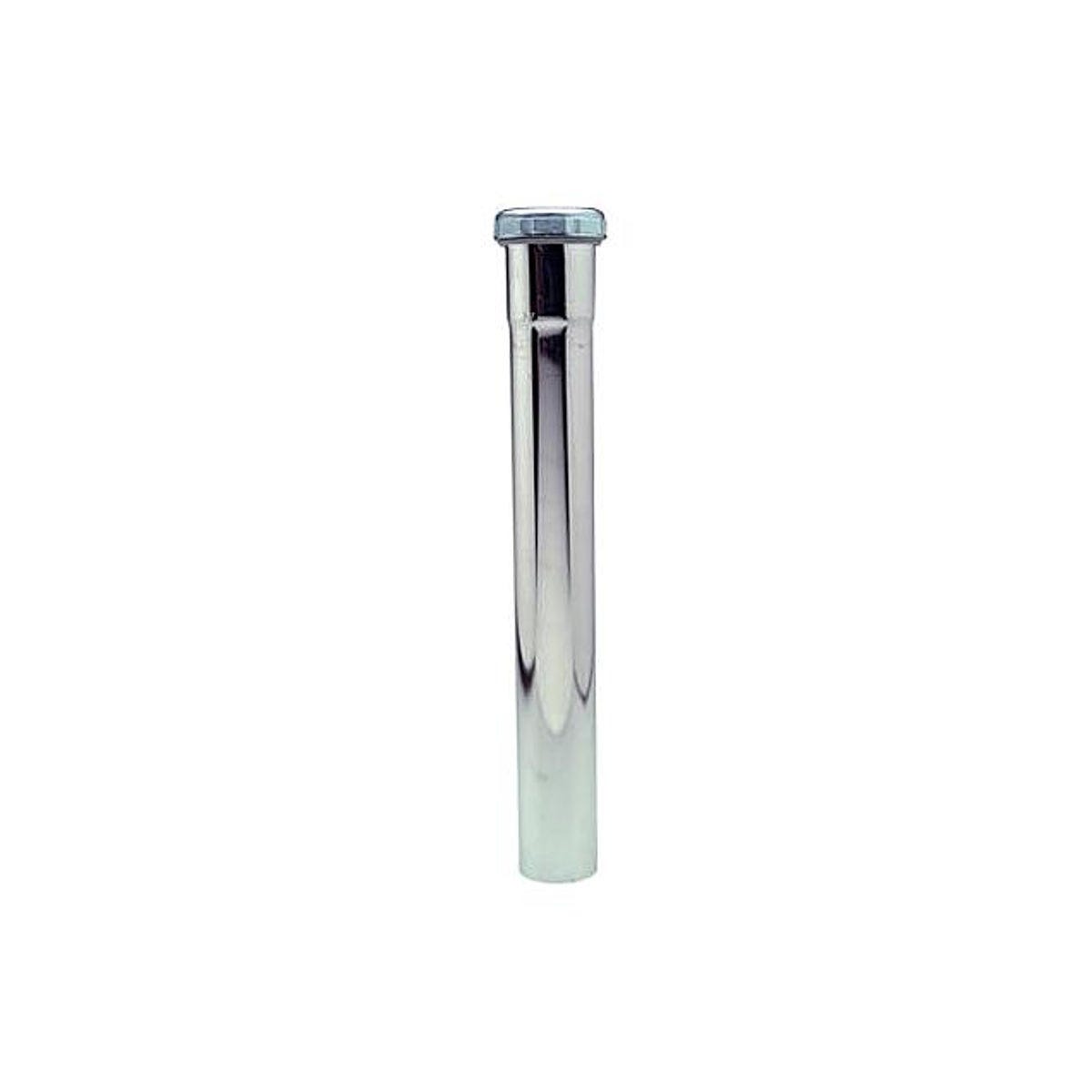 Master Plumber 1-1/2 In. O.D. Tube Slip Joint x 12 In. Chrome Kitchen Drain Extension Tube