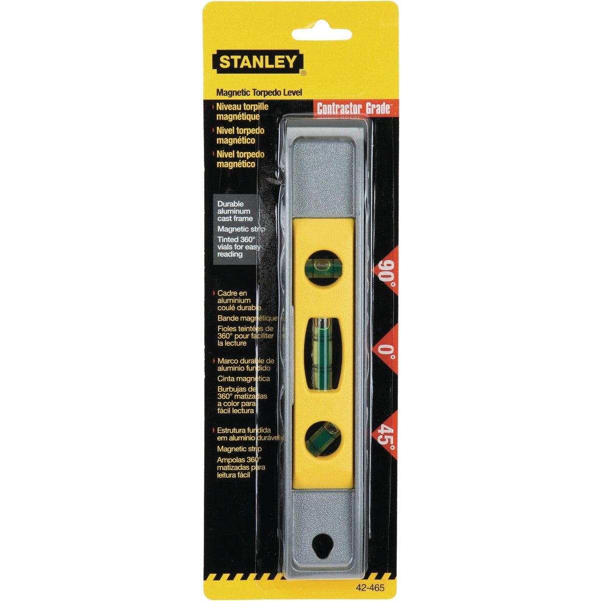Stanley 9 In. Magnetic Torpedo Level - photo 2