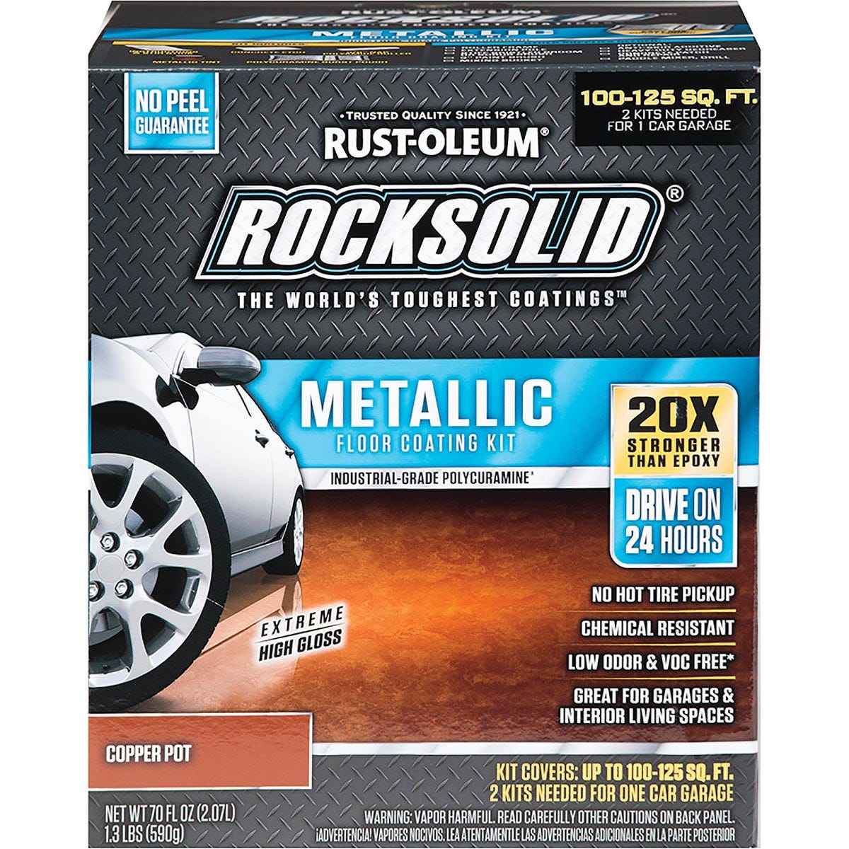 RockSolid Copper Pot Cycloaliphatic Amine 70 Oz. Kit Floor Coating