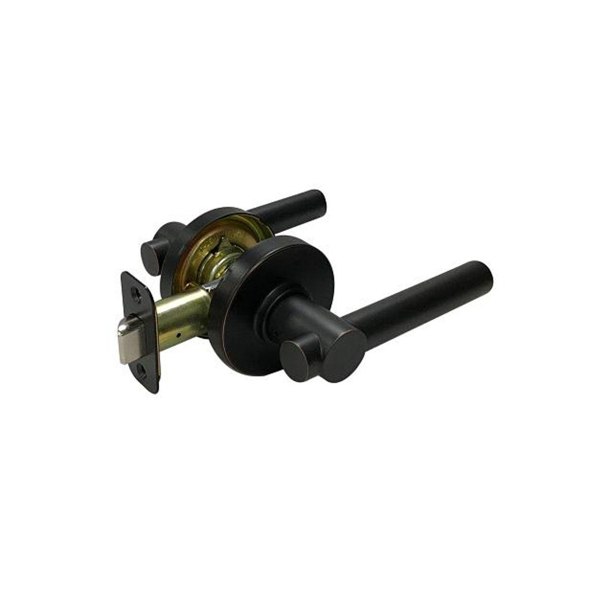 TruGuard Aged Bronze Basel Passage Door Lever TruGuard Aged Bronze Basel Passage Door Lever