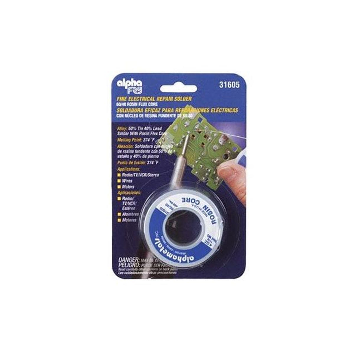 Alpha Metals 3 Oz. 0.032 Dia. Leaded Electrical Solder