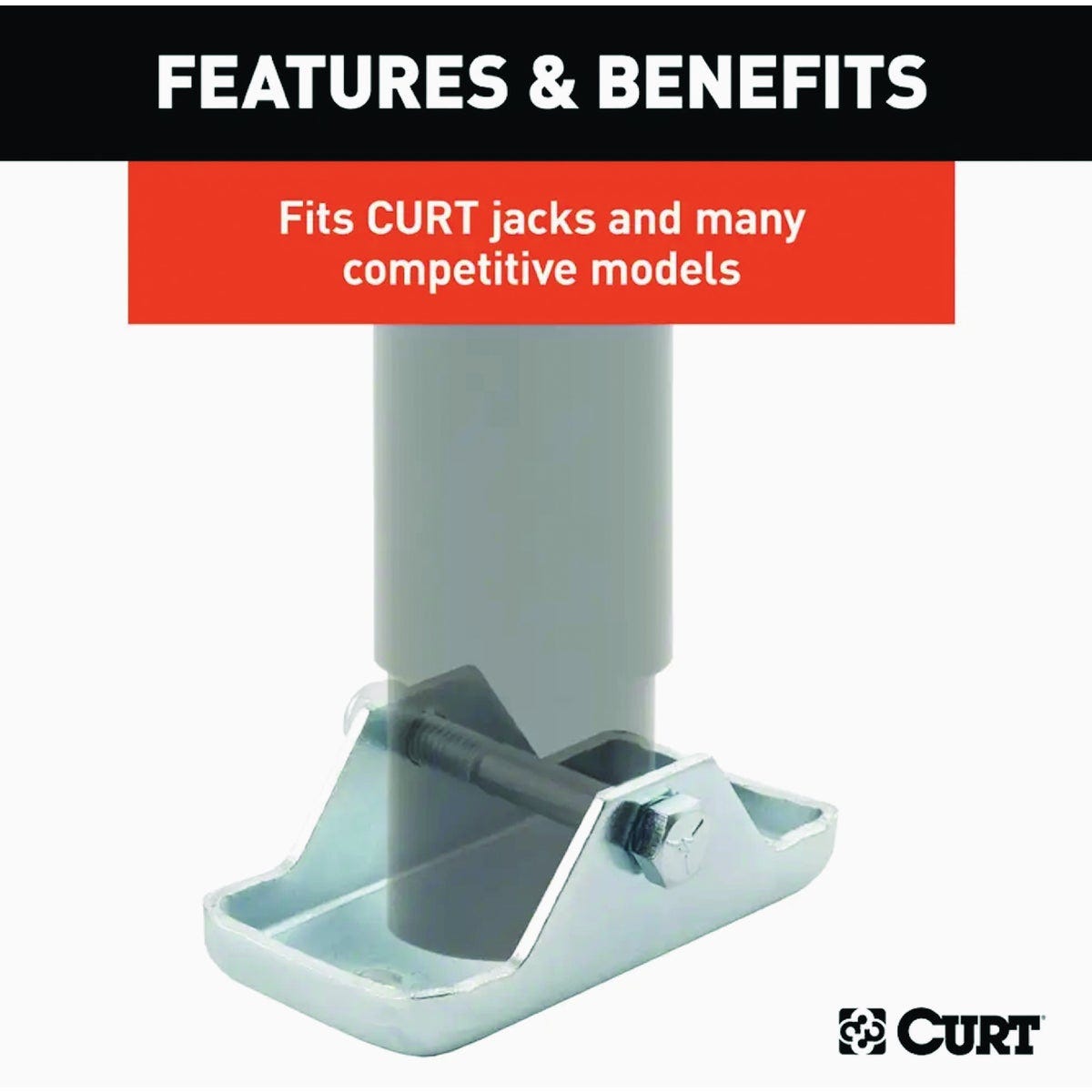 CURT Bolt-On Trailer Jack Foot Plate - photo 4 CURT Bolt-On Trailer Jack Foot Plate - photo 4