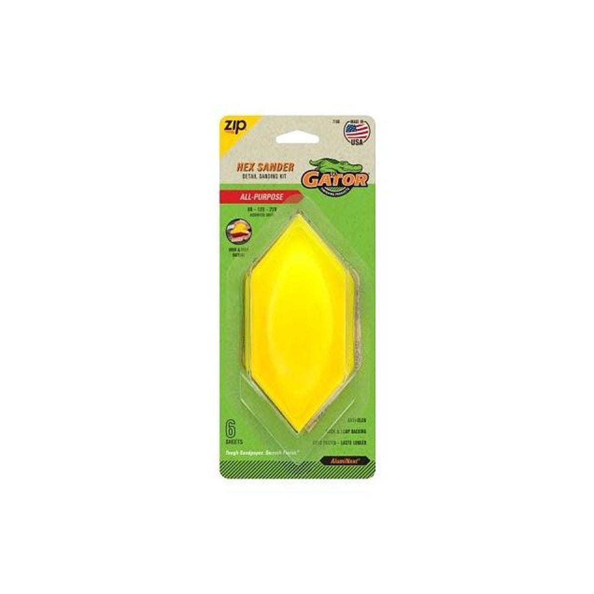 Gator Zip Hook & Loop Detail Hand Sander