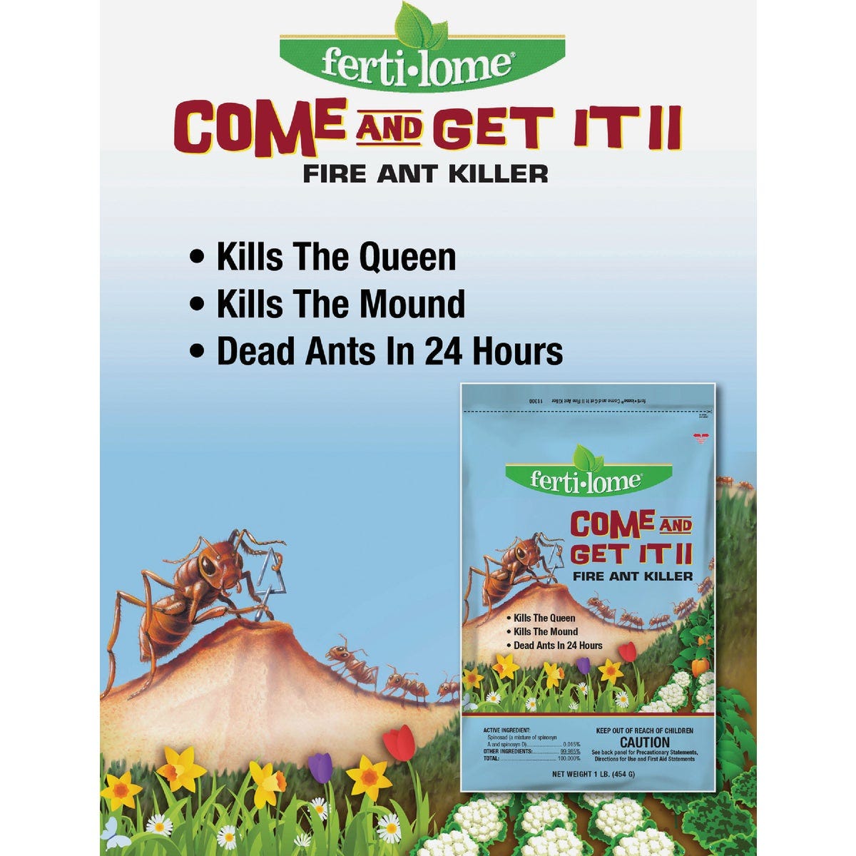 Ferti-lome Come And Get It II 1 Lb. Ready To Use Granules Fire Ant Killer - photo 3 Ferti-lome Come And Get It II 1 Lb. Ready To Use Granules Fire Ant Killer - photo 3