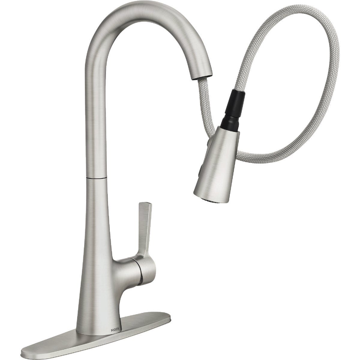 Moen Mikah Spot Resist Stainless One-Handle High Arc Pulldown Kitchen Faucet - photo 2 Moen Mikah Spot Resist Stainless One-Handle High Arc Pulldown Kitchen Faucet - photo 2