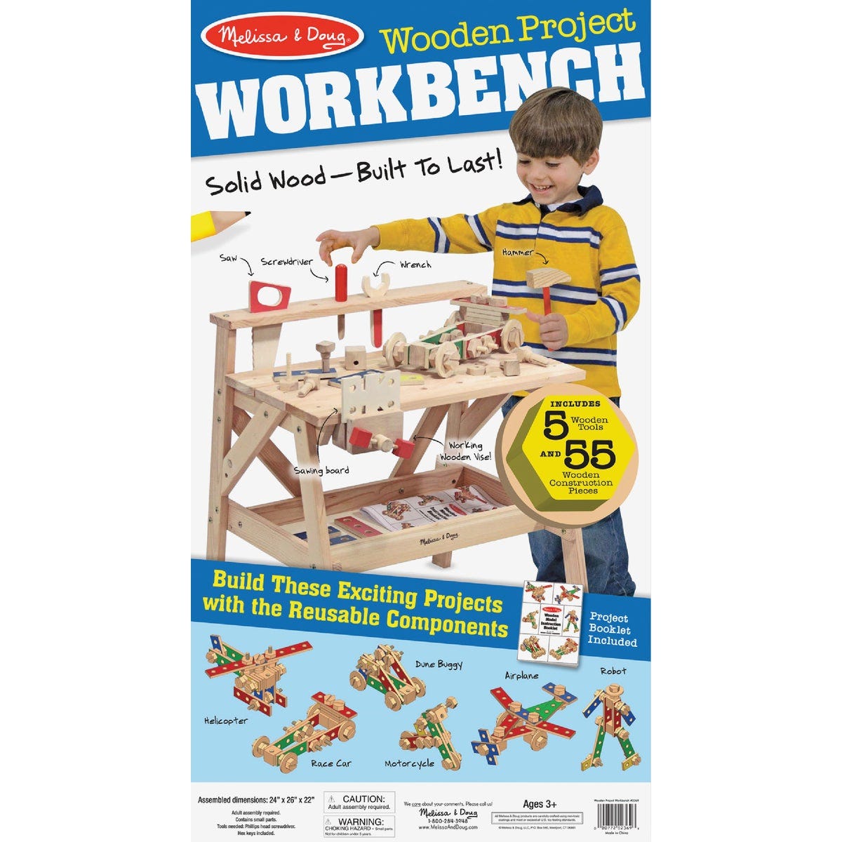 Melissa & Doug Wooden Project Workbench Melissa & Doug Wooden Project Workbench