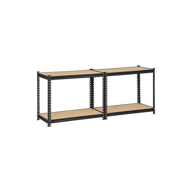 Muscle Rack 36 In. x 18 In. x 60 In. Black Steel 4-Shelf Industrial Shelving Unit - photo 4 Muscle Rack 36 In. x 18 In. x 60 In. Black Steel 4-Shelf Industrial Shelving Unit - photo 4
