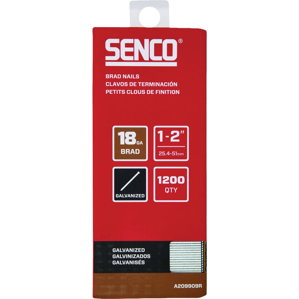Senco 1 In. to 2 In. 18 ga Brad Nail Variety Pack (1200-Piece) - photo 2 Senco 1 In. to 2 In. 18 ga Brad Nail Variety Pack (1200-Piece) - photo 2