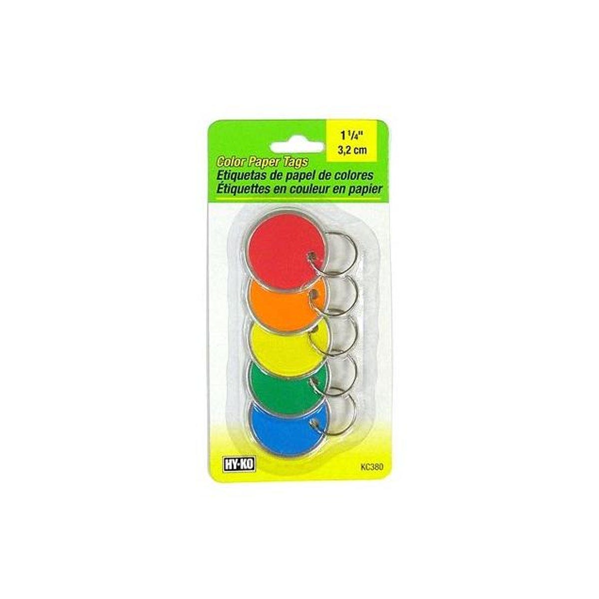 Hy-Ko Colored Key Tags & Rings (5-Pack) | True Value Hardware