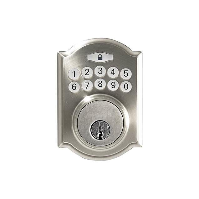 TruGuard Satin Nickel Castle Electronic Deadbolt