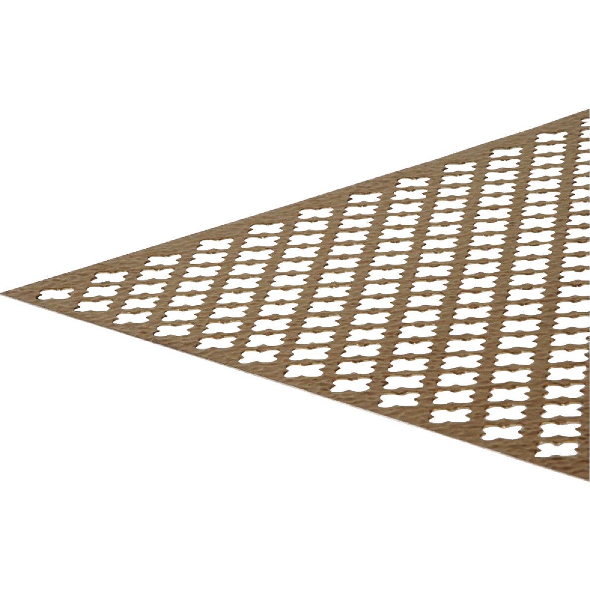 Hillman SteelWorks 0.020 In. x 24 In. x 36 In. Anodized Aluminum Gold Cloverleaf Decorative Sheet