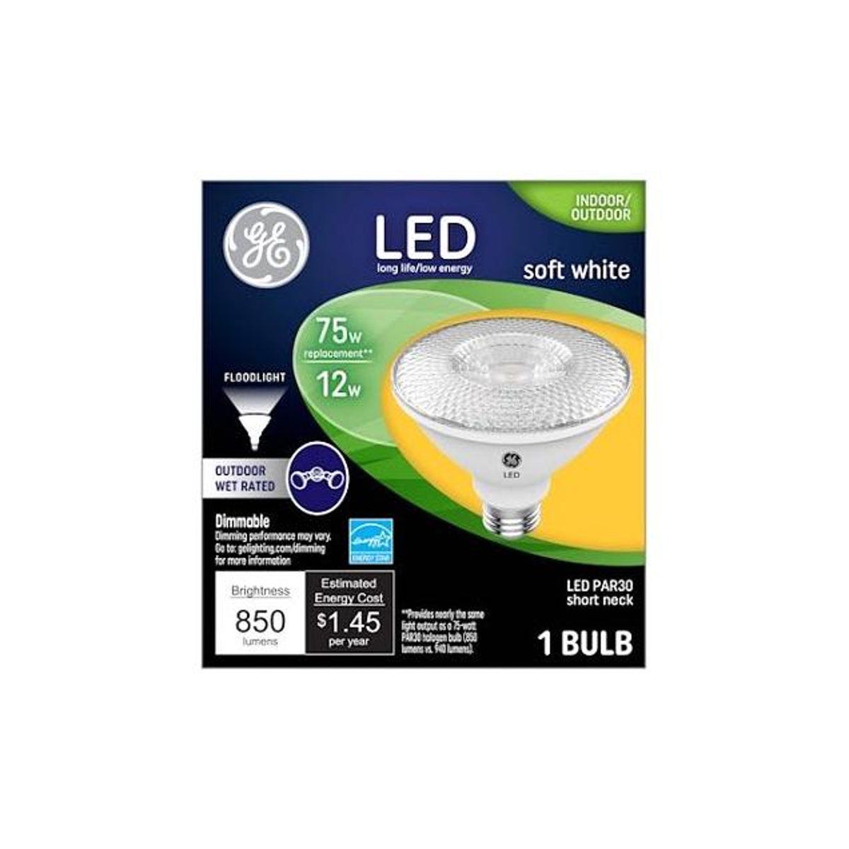GE 12W 1000 Lumens Soft White LED Flood/Security Bulb GE 12W 1000 Lumens Soft White LED Flood/Security Bulb
