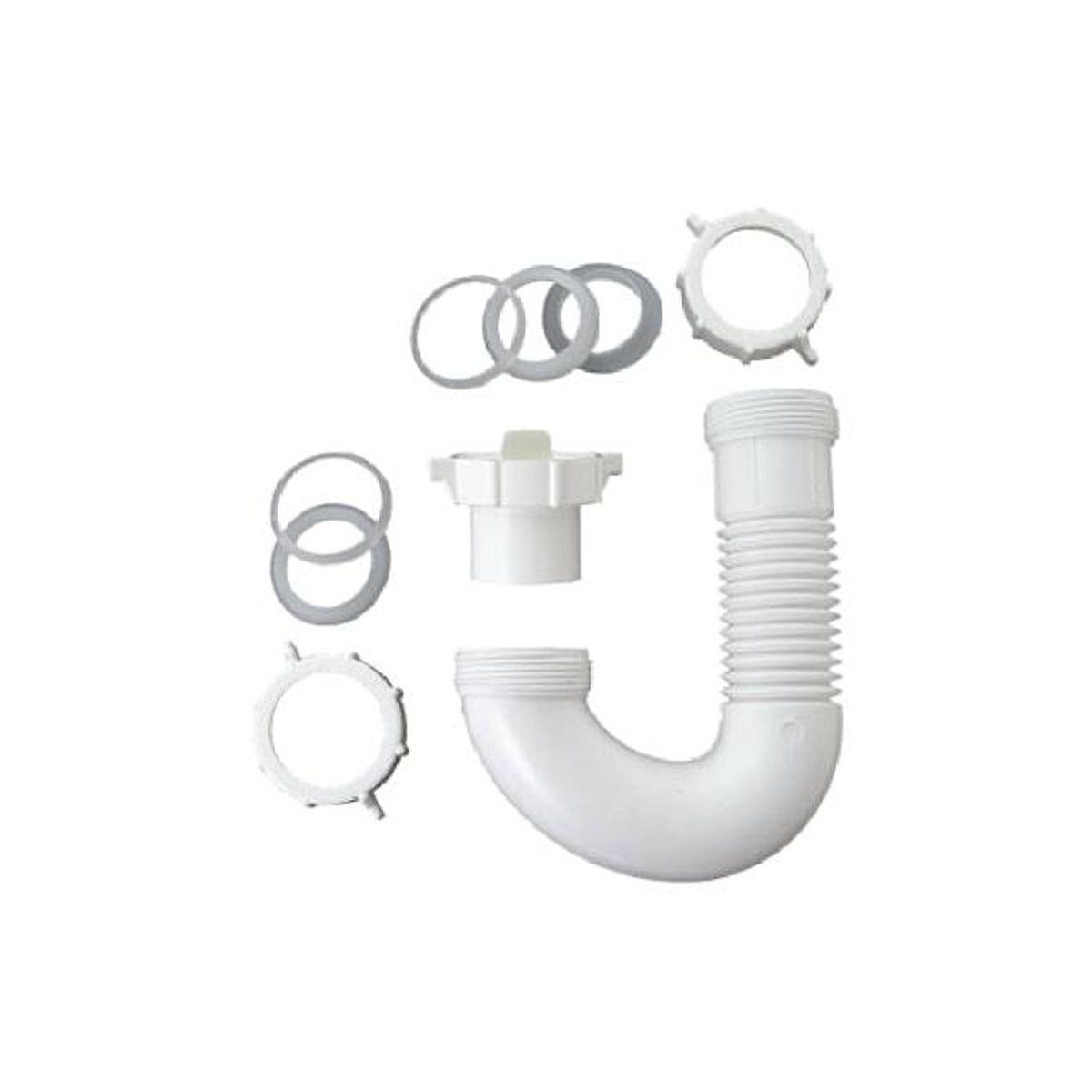 Flexible Drain J Bend with Hi-Line Adapter