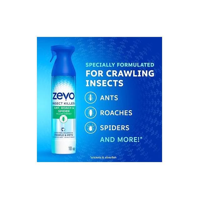 Zevo 10 Oz. Ant, Roach & Spider Insect Killer Spray - photo 3 Zevo 10 Oz. Ant, Roach & Spider Insect Killer Spray - photo 3