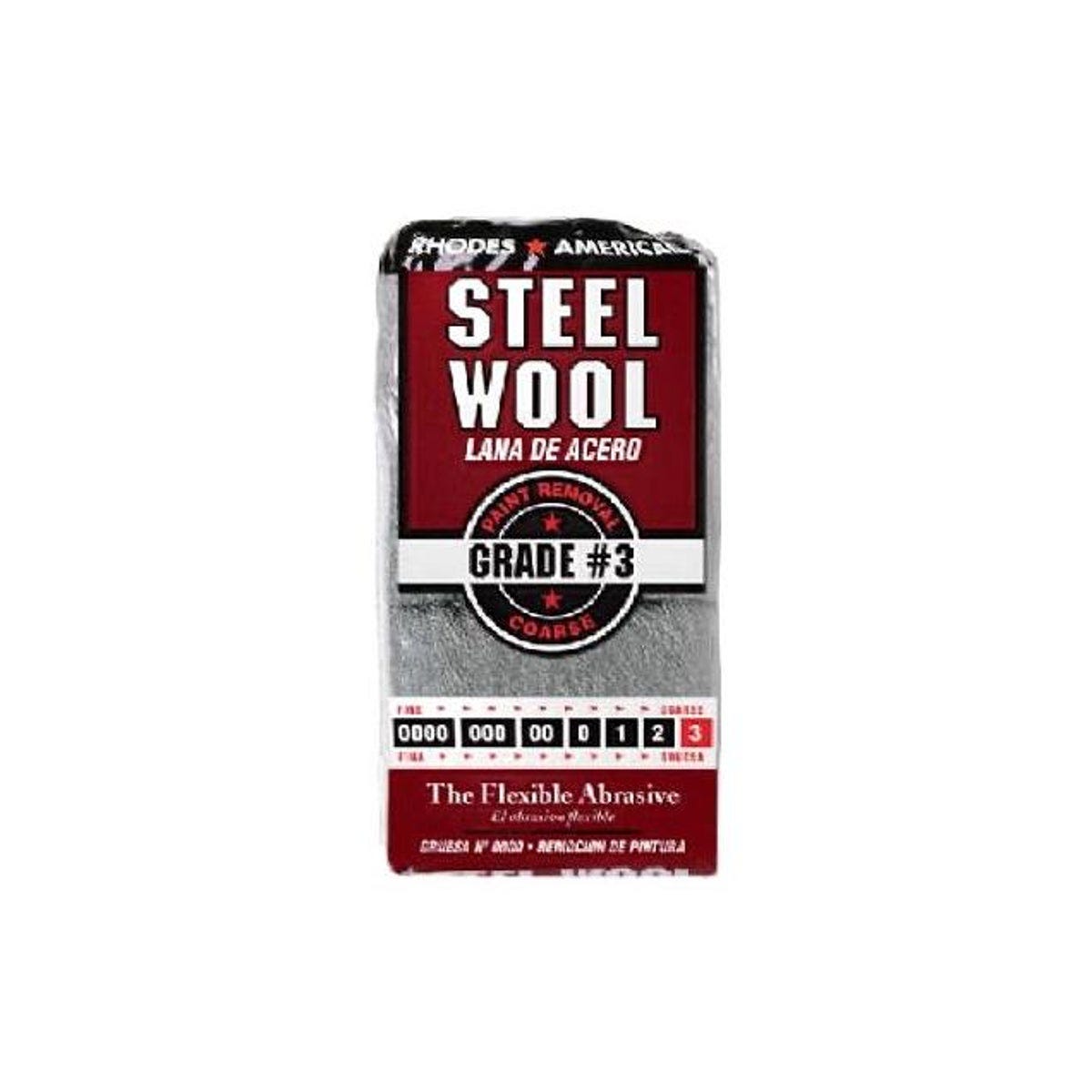 Rhodes American #3 Coarse Steel Wool Pads (12-Pack) Rhodes American #3 Coarse Steel Wool Pads (12-Pack)