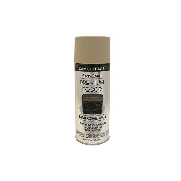 EasyCare Premium Decor 12 oz. Spray Paint, Camouflage Flat Light Khaki