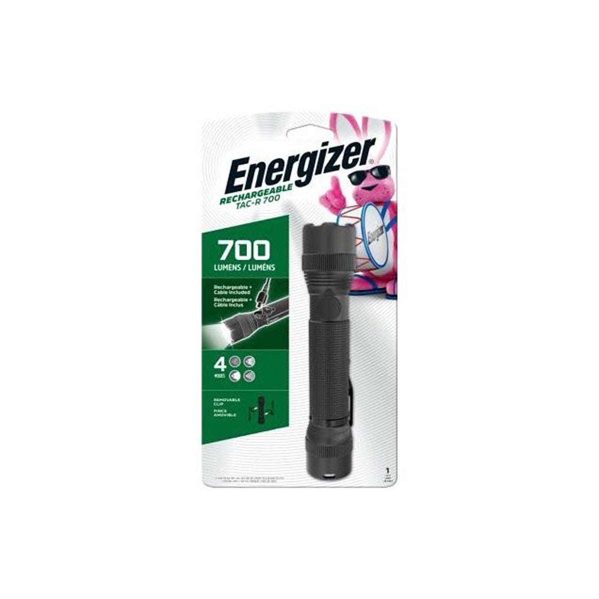 Energizer TAC-R 700 USB Rechargeable Flashlight