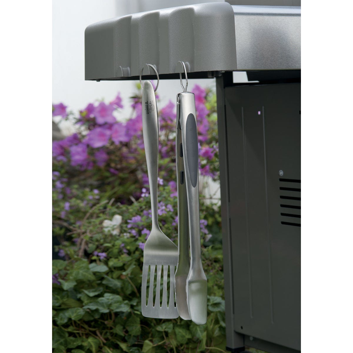 Weber Soft Rubber Grip Stainless Steel 2-Piece Barbeque Tool Set - photo 5