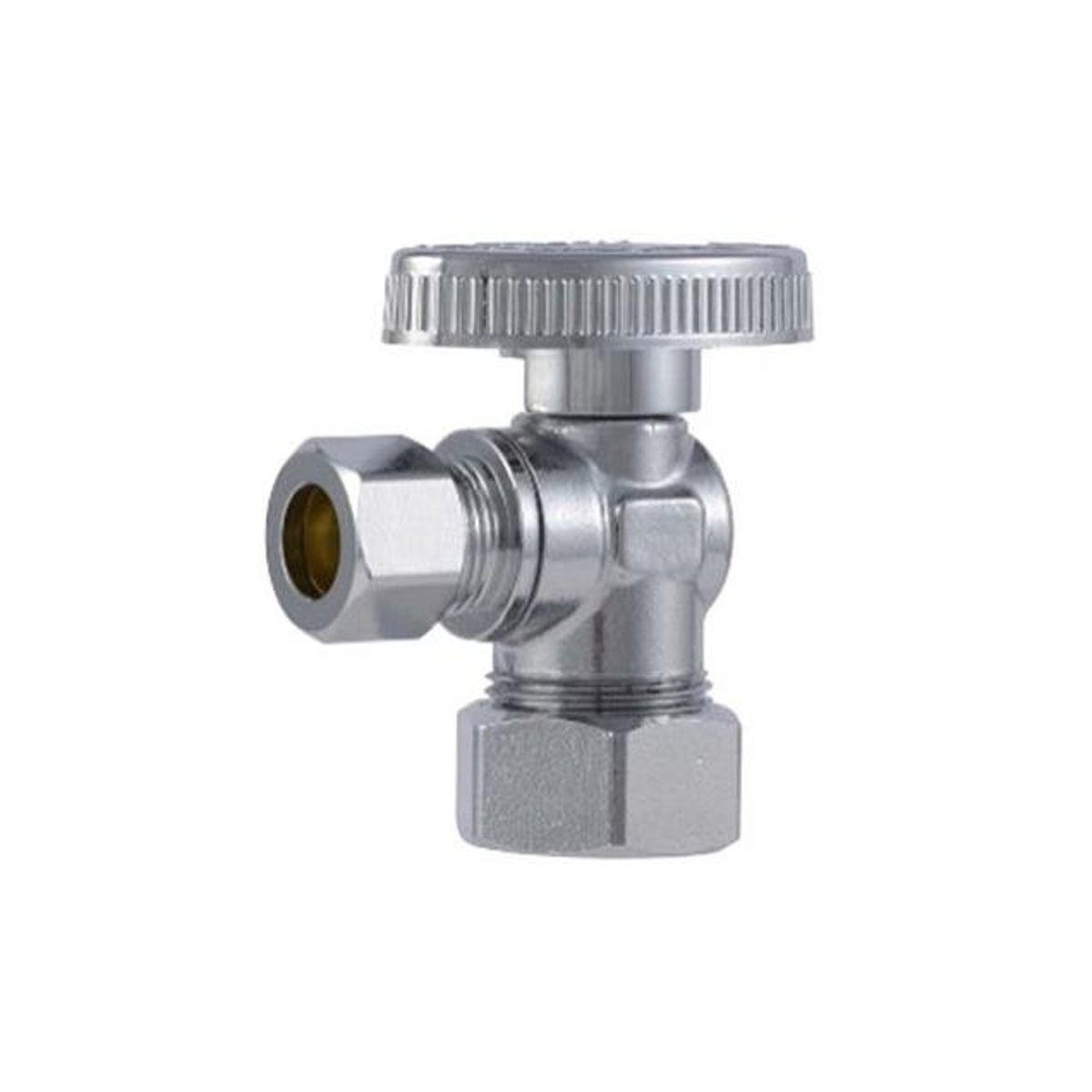 SharkBite 1/2 In. x 3/8 In. Brass Ball Angle Valve SharkBite 1/2 In. x 3/8 In. Brass Ball Angle Valve