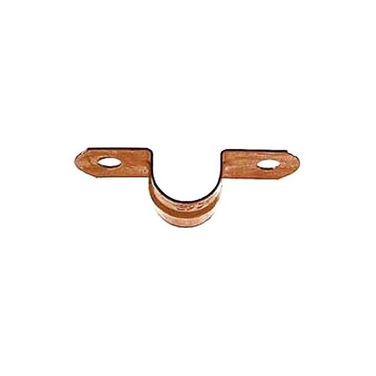 Streamline 3/8 In. Double Hole Copper Tube Strap (5-Pack) Streamline 3/8 In. Double Hole Copper Tube Strap (5-Pack)