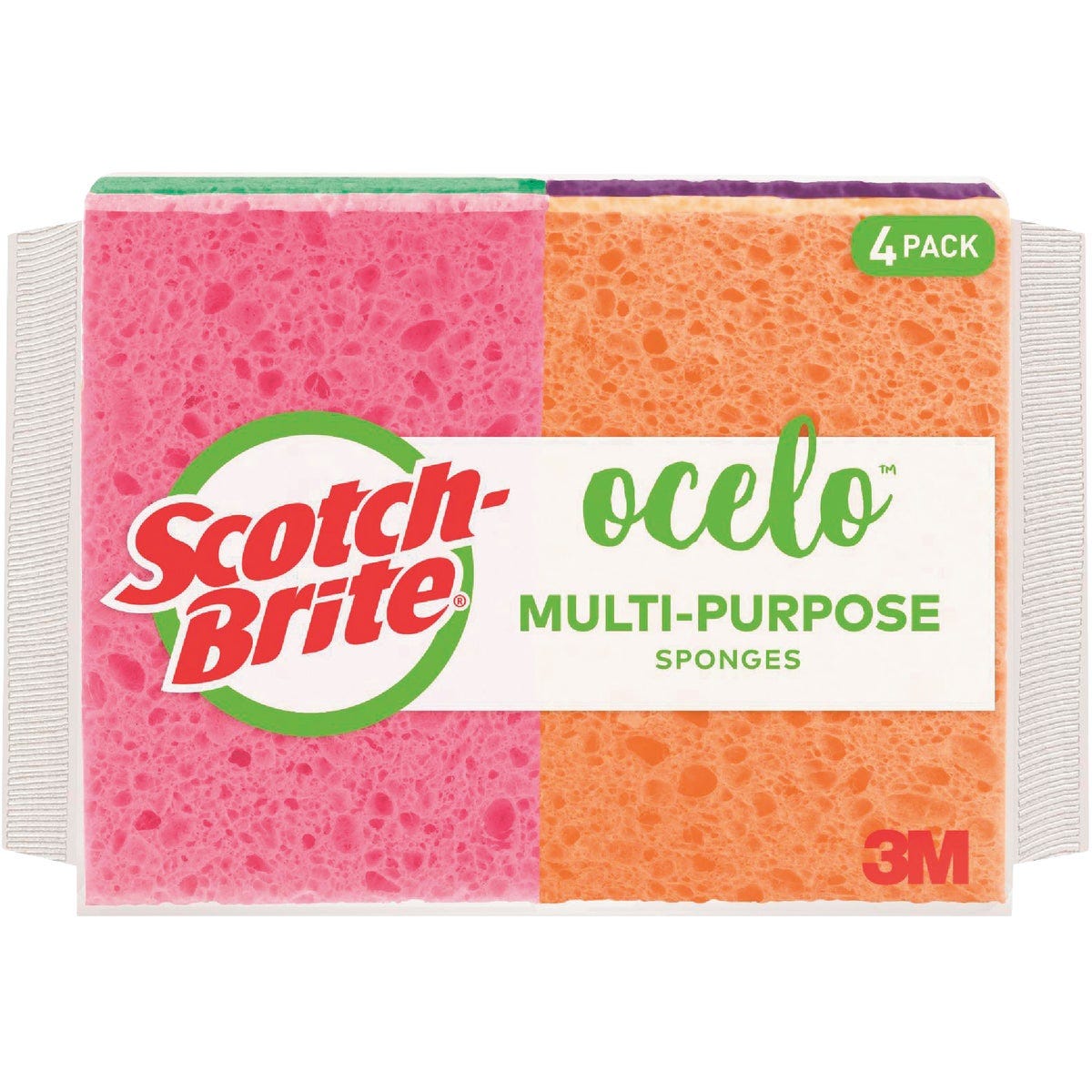 Scotch-Brite Ocelo Handy Sponge, Assorted Colors (4-Pack) Scotch-Brite Ocelo Handy Sponge, Assorted Colors (4-Pack)