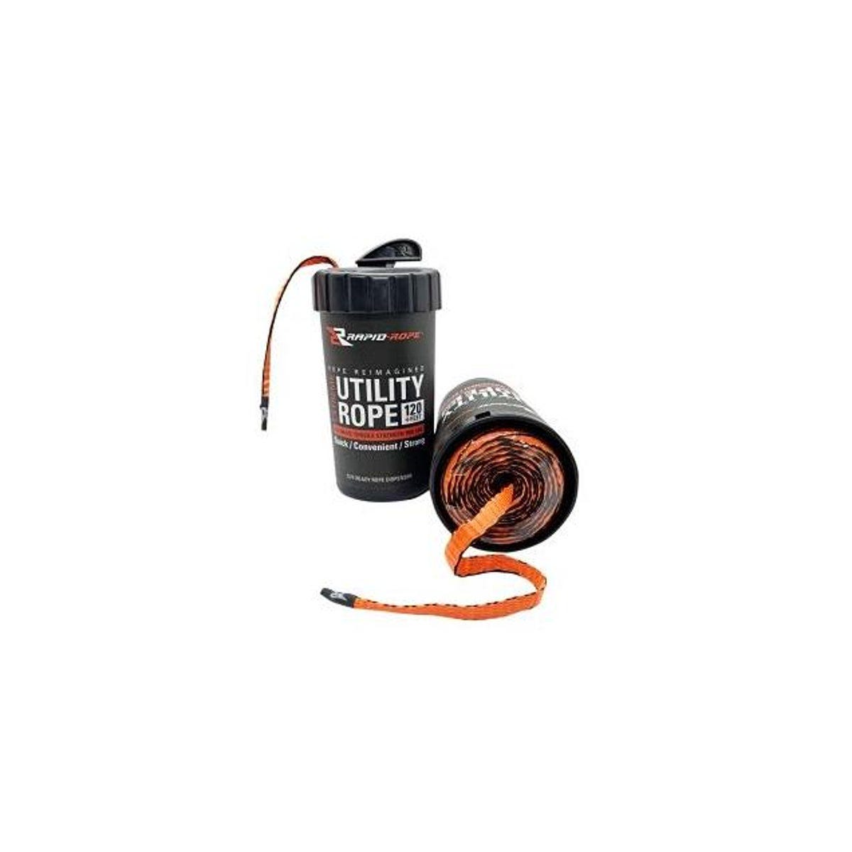 Rapid Rope 120 Ft. Orange Extreme Utility Rope in Canister Rapid Rope 120 Ft. Orange Extreme Utility Rope in Canister
