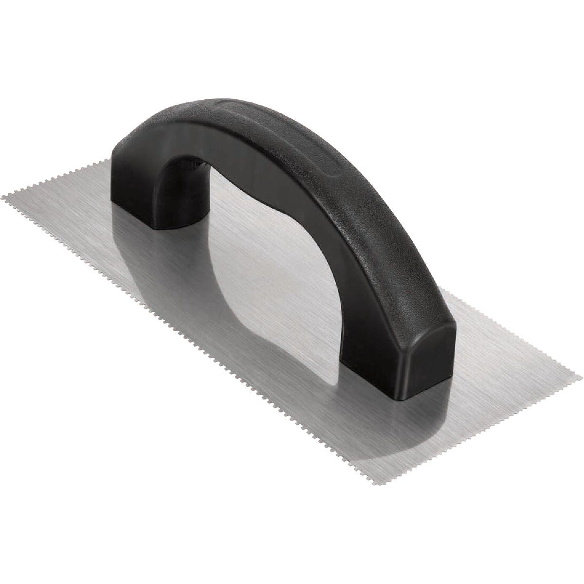Roberts 1/16 In. Square-Notch & U-Notch 2-Sided Trowel