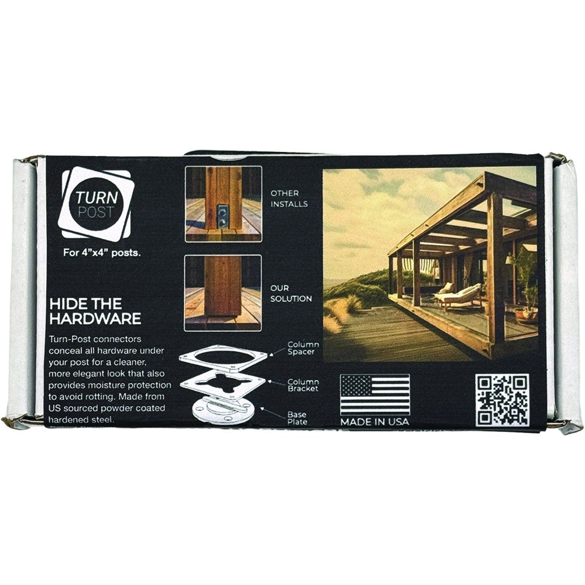 Turn-Post 4 In. x 4 In. Steel Post Connector (2-Pack) Turn-Post 4 In. x 4 In. Steel Post Connector (2-Pack)