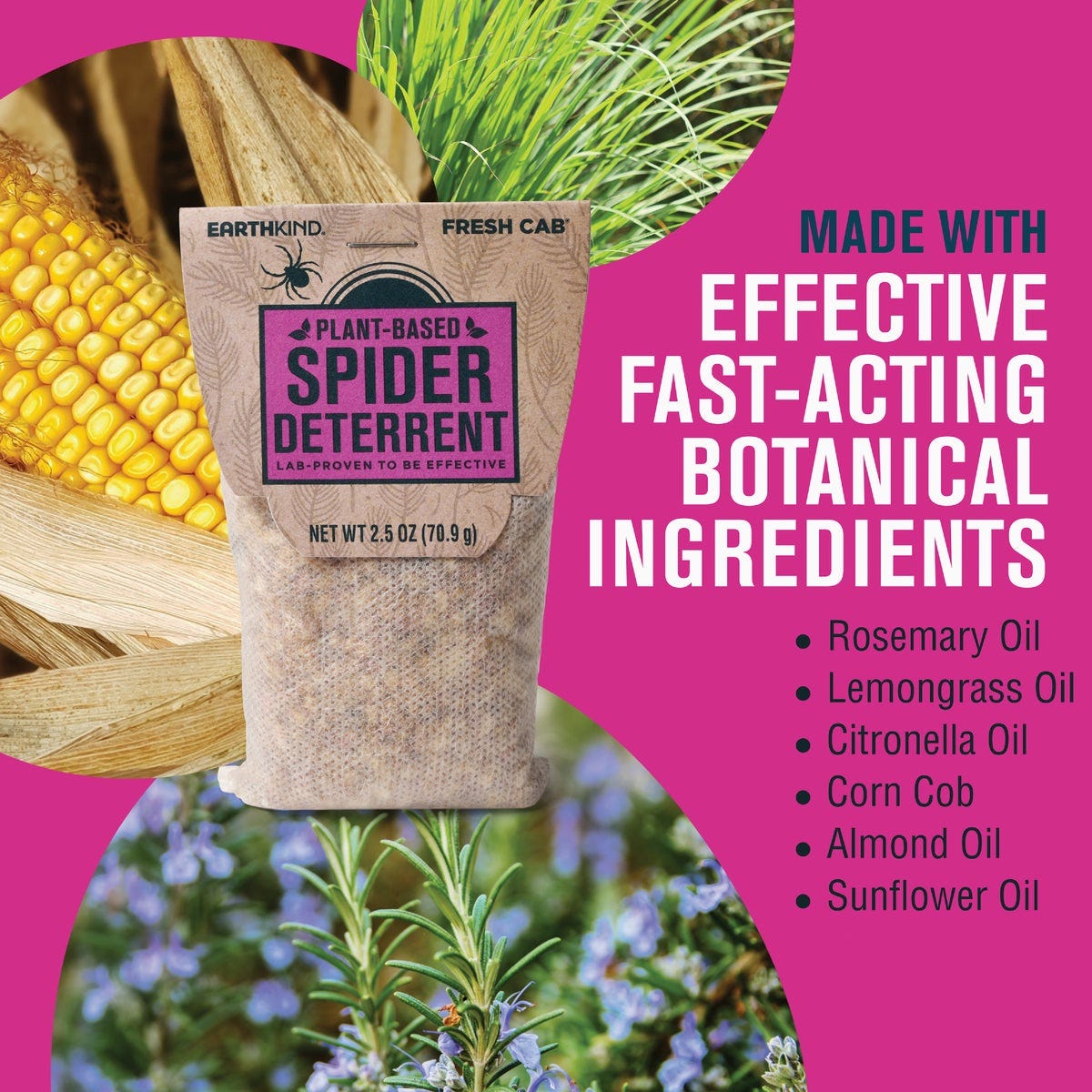 EarthKind Fresh Cab 30 to 60-Day Natural Spider Repellent Refill Pouch (2-Pack) - photo 6