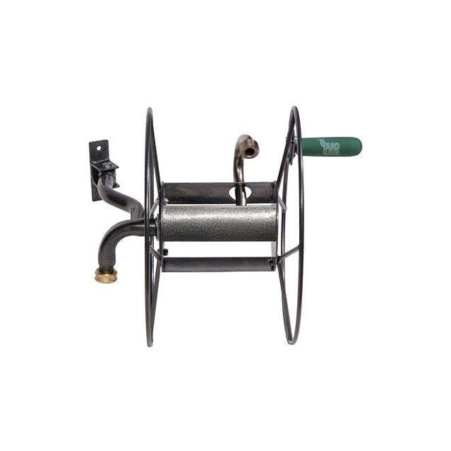 Yard Butler 75 Ft. Steel Wall-Mounted Swivel Hose Reel Yard Butler 75 Ft. Steel Wall-Mounted Swivel Hose Reel