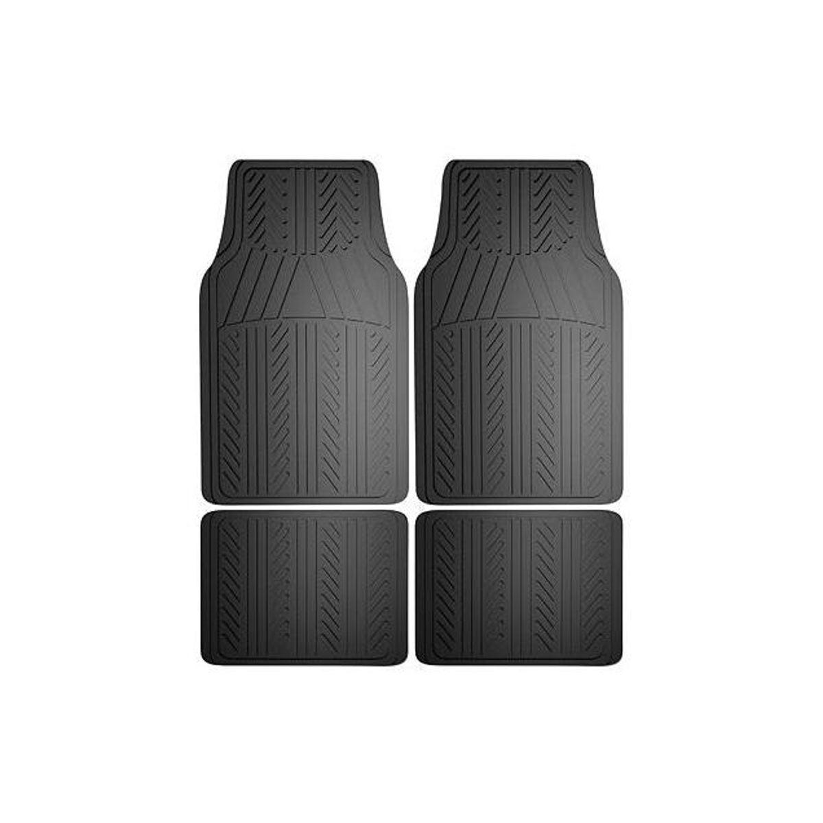 Armor All 4-Piece Black Rubber Auto Floor Mat Set