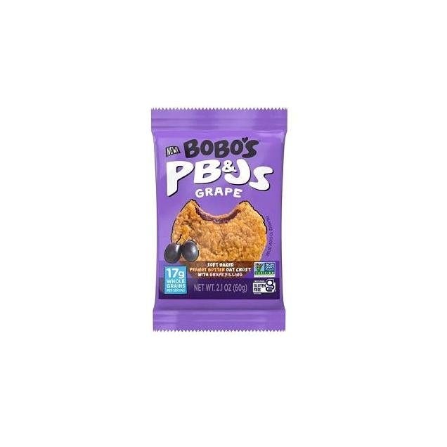 Bobo's 2.1 Oz. Grape Peanut Butter & Jelly Oat Bars